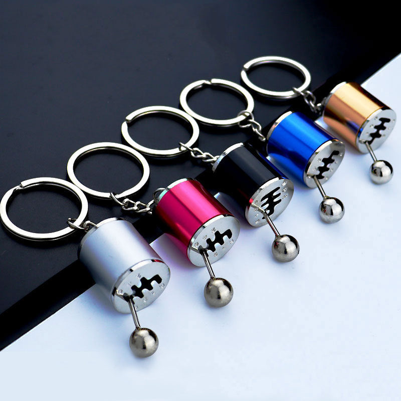 Handmatige Versnellingspook Sleutelhanger – Realistische 6-Versnellingen Design voor Autoliefhebbers | Sansoti