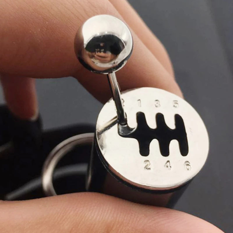 Handmatige Versnellingspook Sleutelhanger – Realistische 6-Versnellingen Design voor Autoliefhebbers | Sansoti