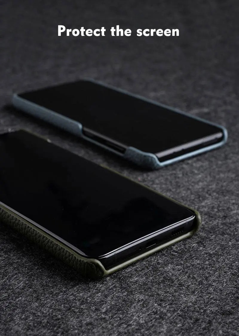 Leather Phone Case with Card Slots for Samsung Galaxy S22 S21 S20 Ultra Plus Stylish Protection | Sansoti