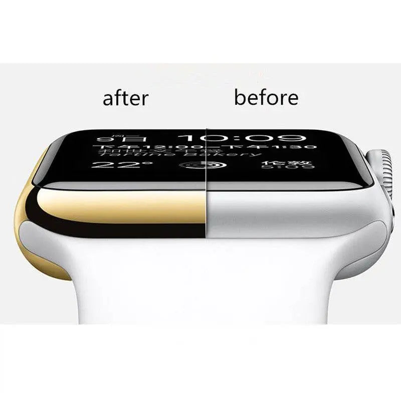 Protective Case for Smartwatch 44mm 40mm 42mm 38mm Series 1-4 Silver Black Rose Gold Blue Watch Accessory | Sansoti