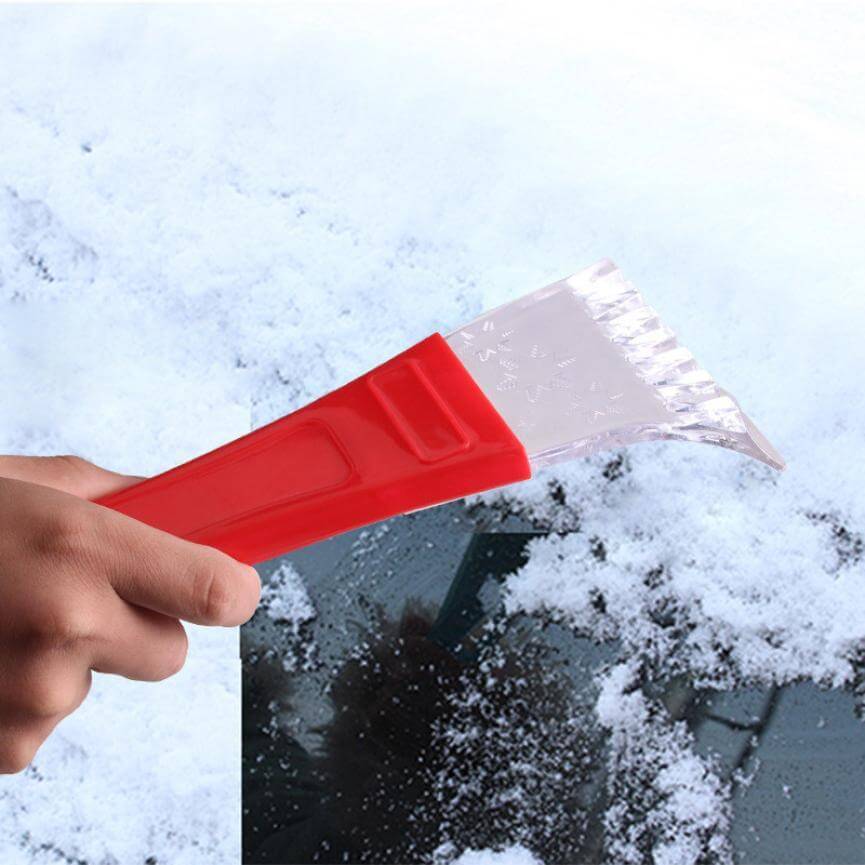 Eiskratzer Auto-Windschutzscheibe Schneeräumer mit Griff 25cm Winter-Enteisung Schaber Scheibenkratzer Autozubehör | Sansoti