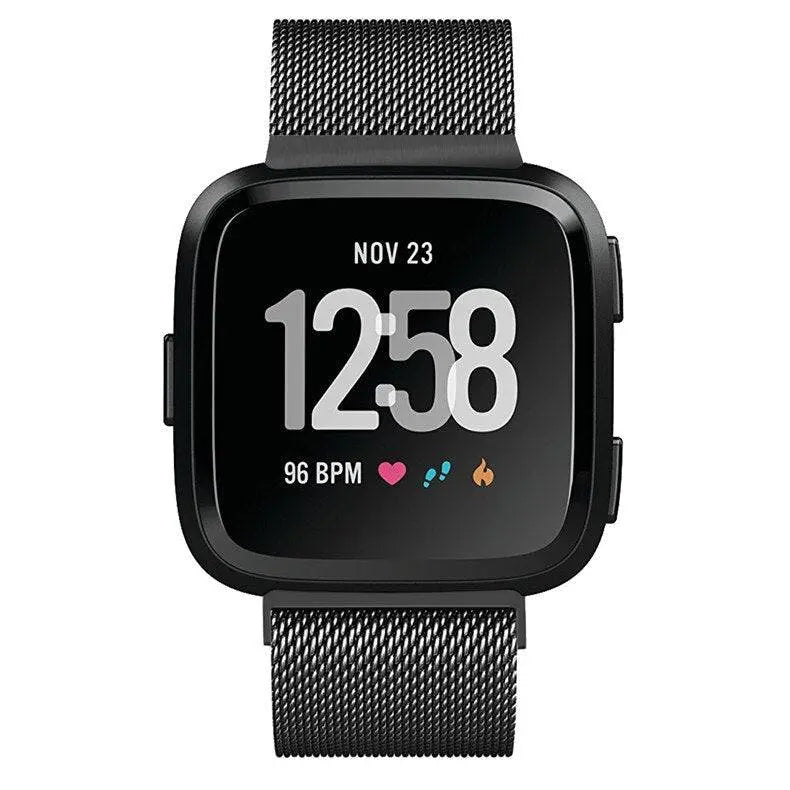 Bracelet de montre réglable en acier inoxydable, maille milanaise avec fermeture magnétique, pour smartwatch, accessoire de bracelet | Sansoti