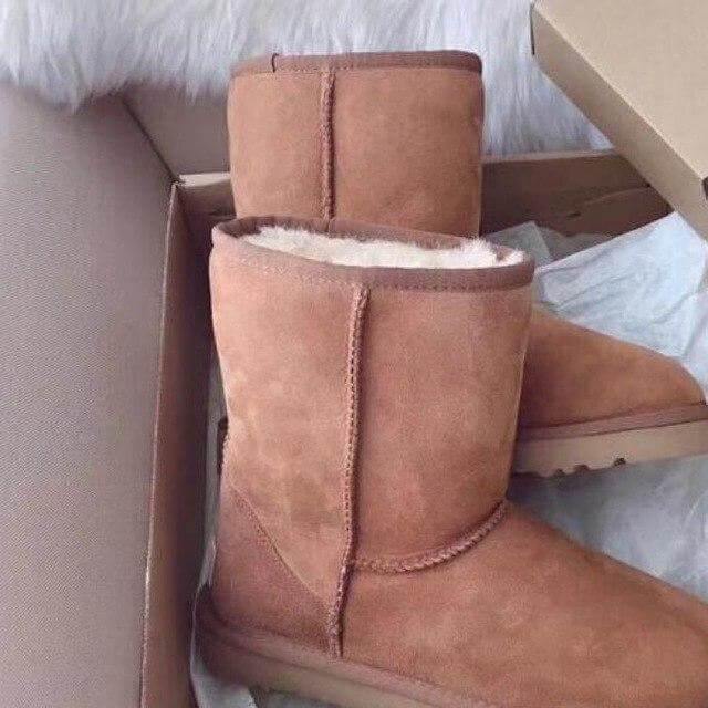 Gefütterte Lederstiefeletten für Damen, Winterschuhe mit warmer Fütterung, schneefest, bequem und weich | Sansoti