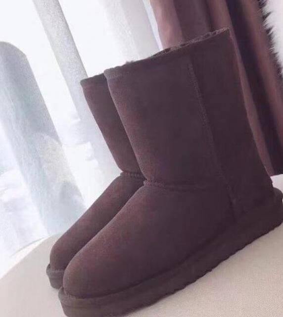 Gefütterte Lederstiefeletten für Damen, Winterschuhe mit warmer Fütterung, schneefest, bequem und weich | Sansoti