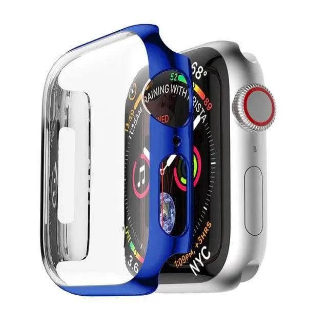 Protective Case for Smartwatch 44mm 40mm 42mm 38mm Series 1-4 Silver Black Rose Gold Blue Watch Accessory | Sansoti
