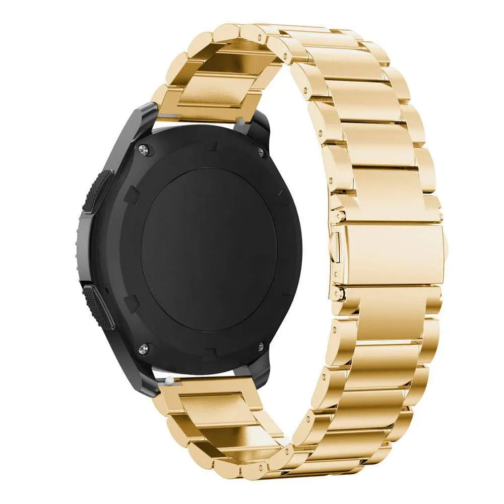 Stainless Steel Smartwatch Band 18mm 20mm 22mm 23mm Adjustable Metal Watch Strap Premium Universal | Sansoti