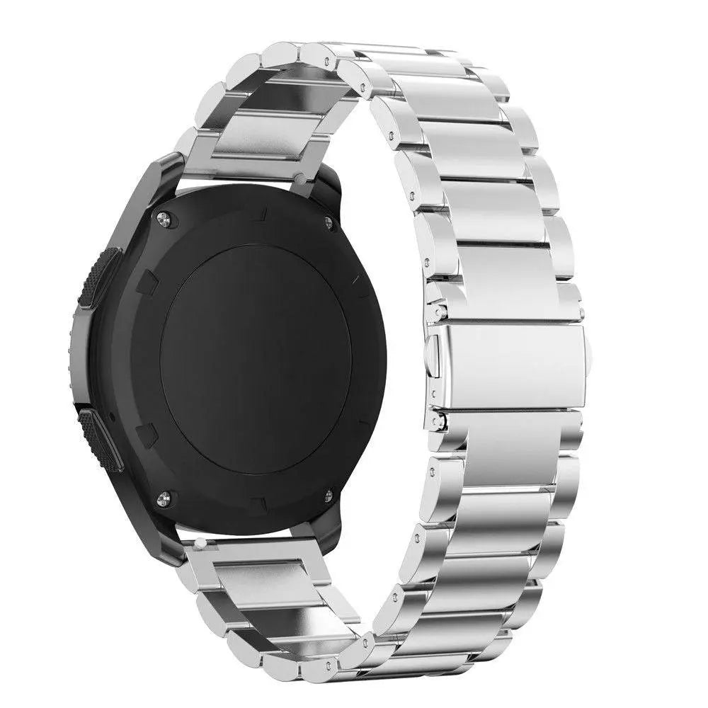 Stainless Steel Smartwatch Band 18mm 20mm 22mm 23mm Adjustable Metal Watch Strap Premium Universal | Sansoti