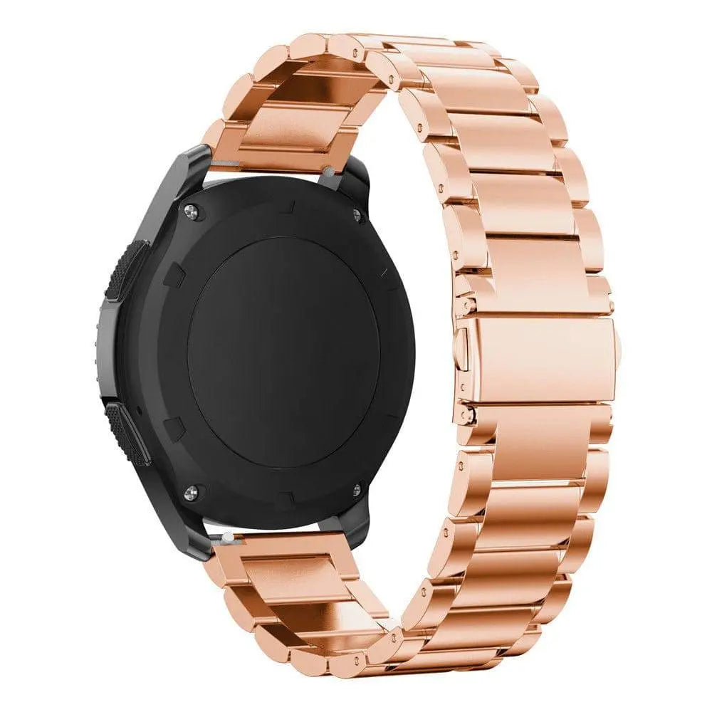 Stainless Steel Smartwatch Band 18mm 20mm 22mm 23mm Adjustable Metal Watch Strap Premium Universal | Sansoti