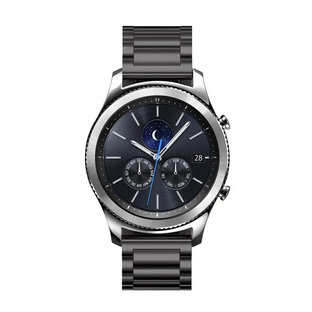 Stainless Steel Smartwatch Band 18mm 20mm 22mm 23mm Adjustable Metal Watch Strap Premium Universal | Sansoti