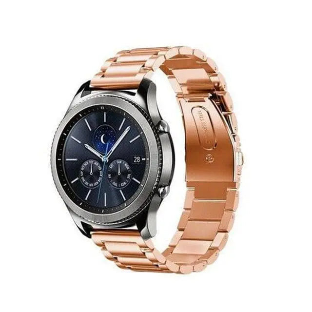 Stainless Steel Smartwatch Band 18mm 20mm 22mm 23mm Adjustable Metal Watch Strap Premium Universal | Sansoti