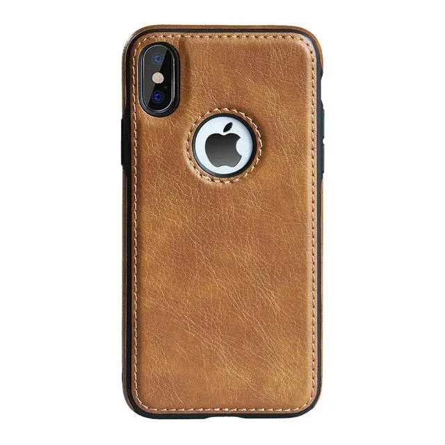 Leather iPhone Case Vintage Style with Secure Grip Camera Protection and Durable Finish for Everyday Use | Sansoti