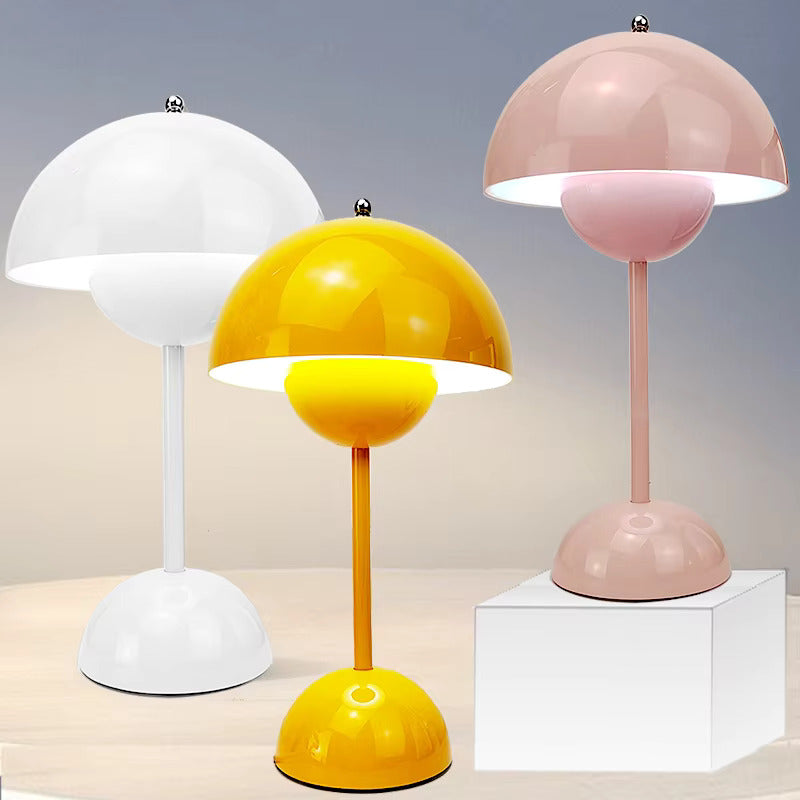 Oplaadbare Retro Tafellamp met Touchbediening Dimbaar LED Sfeerlicht 3 Standen 10 Uur Accuduur voor Woonkamer | Sansoti