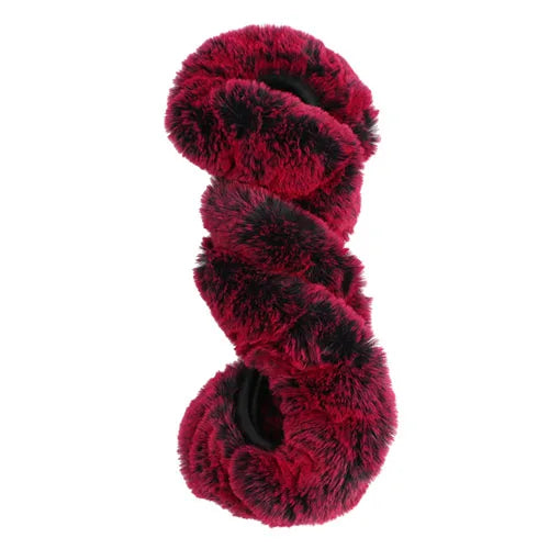 Plüsch-Lenkradbezug 38 cm, Winterkomfort, weich, atmungsaktiv, handgefertigt, Auto-Innenraum, warmer Lenkradschutz | Sansoti