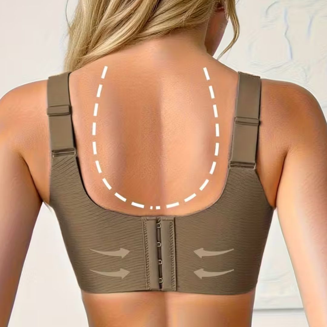 Ondersteunende Beha zonder Beugel Zwart Beige Bruin Grijs Roze Sport BH Comfort Dagelijks Wear Softcup | Sansoti