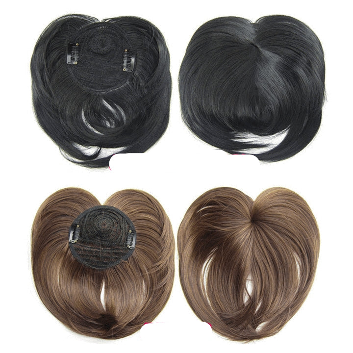 Clip-in Haarstuk Kort Haar Volume Synthetisch Fiber 10 Kleuren Natuurlijke Look Eenvoudig Bevestigen | Sansoti
