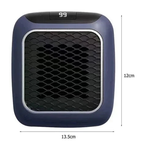 Compact Keramisch Verwarmingsapparaat 800W USB Wandmontage met Afstandsbediening Energiezuinig Verwarming | Sansoti