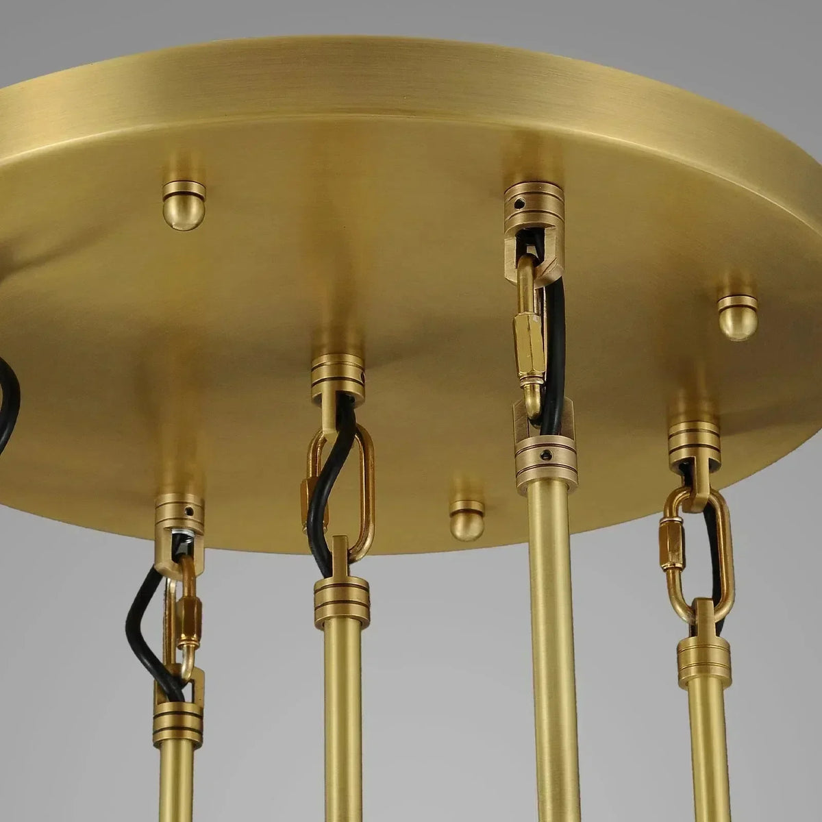 Ronde Glazen Kroonluchter 5 Lichtpunten Druppelvorm Glas Metaal Hanglamp voor Eetkamer Woonkamer Eettafel | Sansoti
