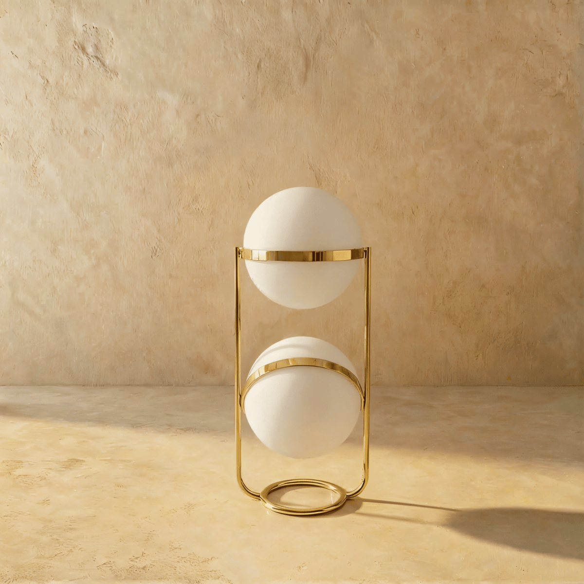 Rasu Minimalistische Stehlampe aus massivem Stahl mit stabilem Fuß | Restfield