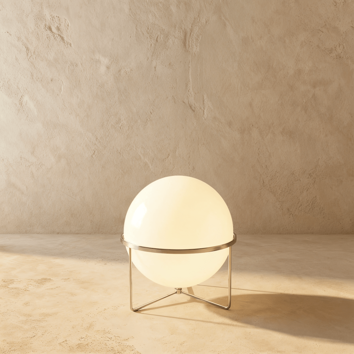 Rasu Minimalistische Stehlampe aus massivem Stahl mit stabilem Fuß | Restfield