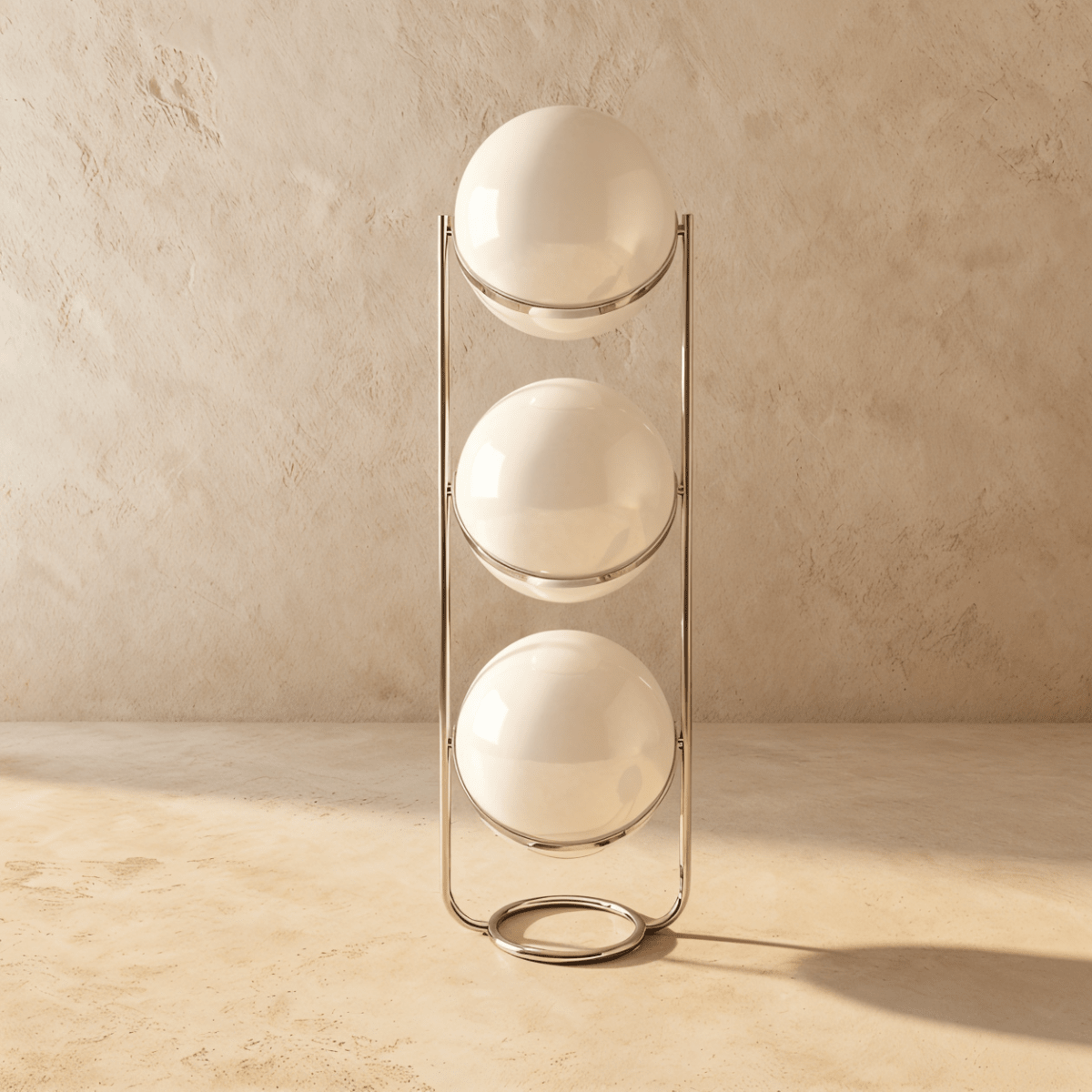 Rasu Minimalistische Stehlampe aus massivem Stahl mit stabilem Fuß | Restfield