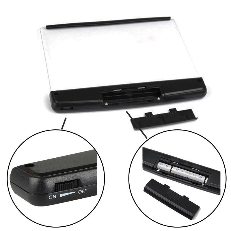Oplaadbare LED Leeslamp met Magnetische Clip Flexibel Wit Leeslicht voor Boeken E-readers Tablets | Sansoti