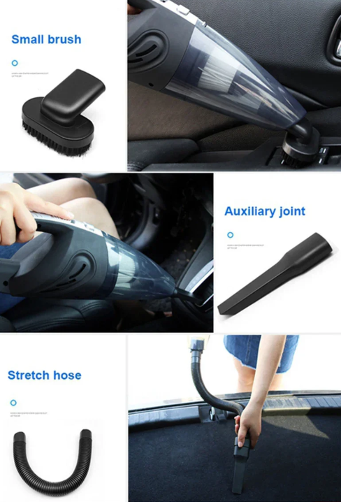 Cordless Cyclone Vacuum Cleaner Rechargeable - Powerful Handheld Vacuum for Car Home Pets Compact | Sansoti