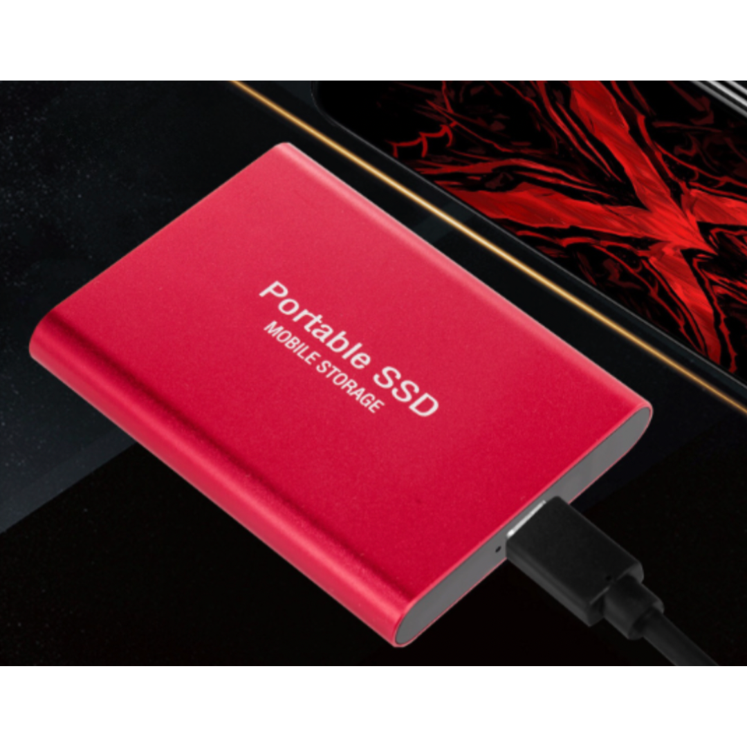 External SSD 2TB USB-C Fast Storage 1050MB/s Compact Portable Drive Computer Laptop Backup Security | Sansoti