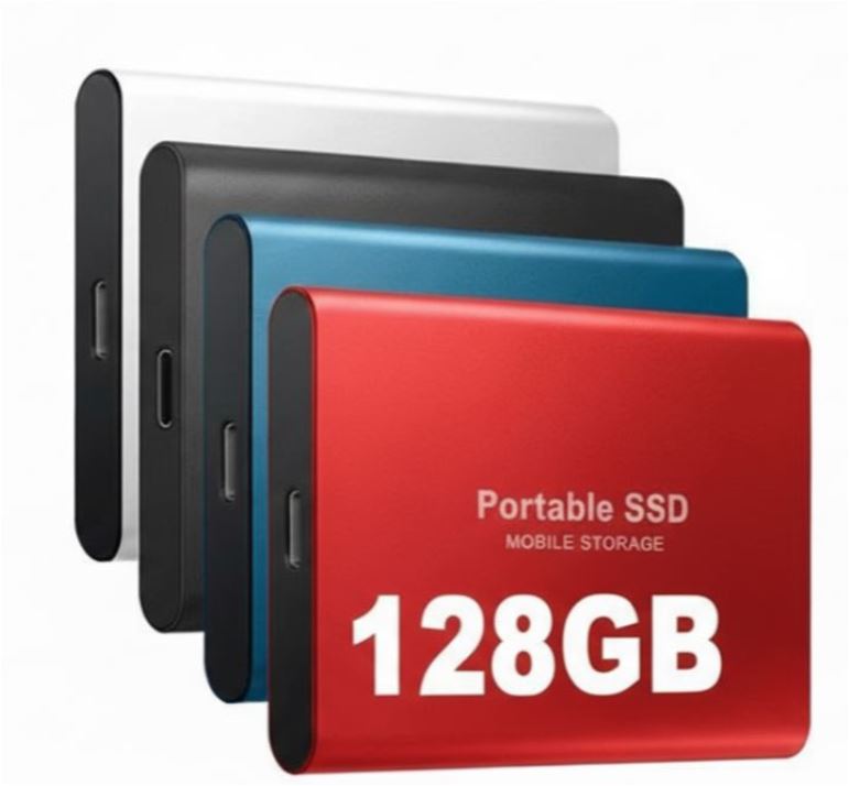 Externe SSD 128GB – Draagbare USB-C Opslag tot 1050 MB/s | Sansoti