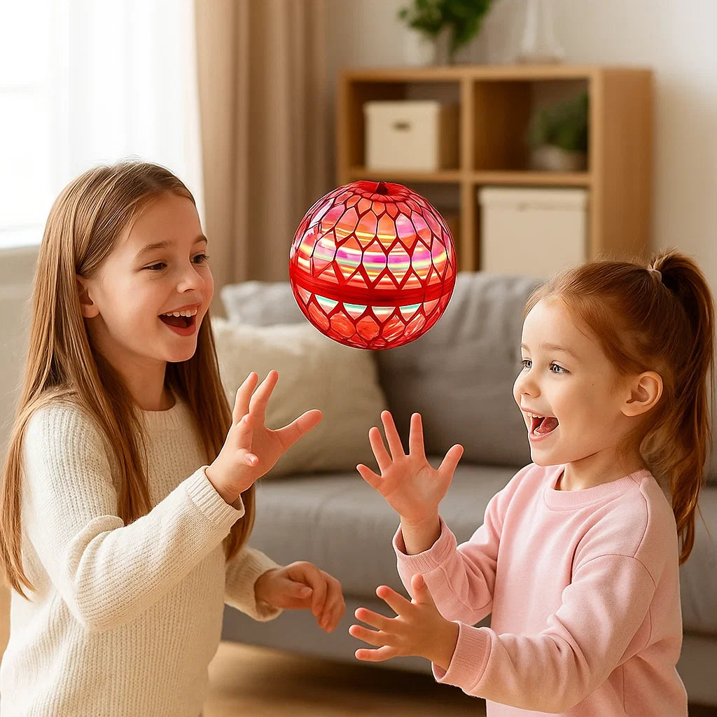 Zwevende Spelbal met LED-Verlichting – Vliegende Bal voor Binnen en Buiten | Sansoti