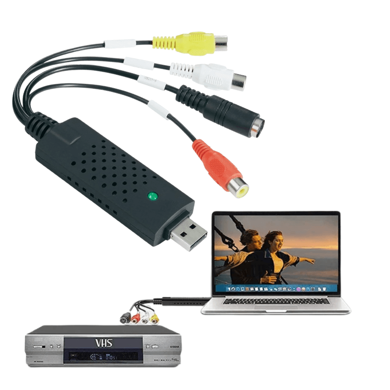 VHS naar Digitaal Converter met Afspeel- en Opnamefunctie | Herleef je Videocassettes | Sansoti