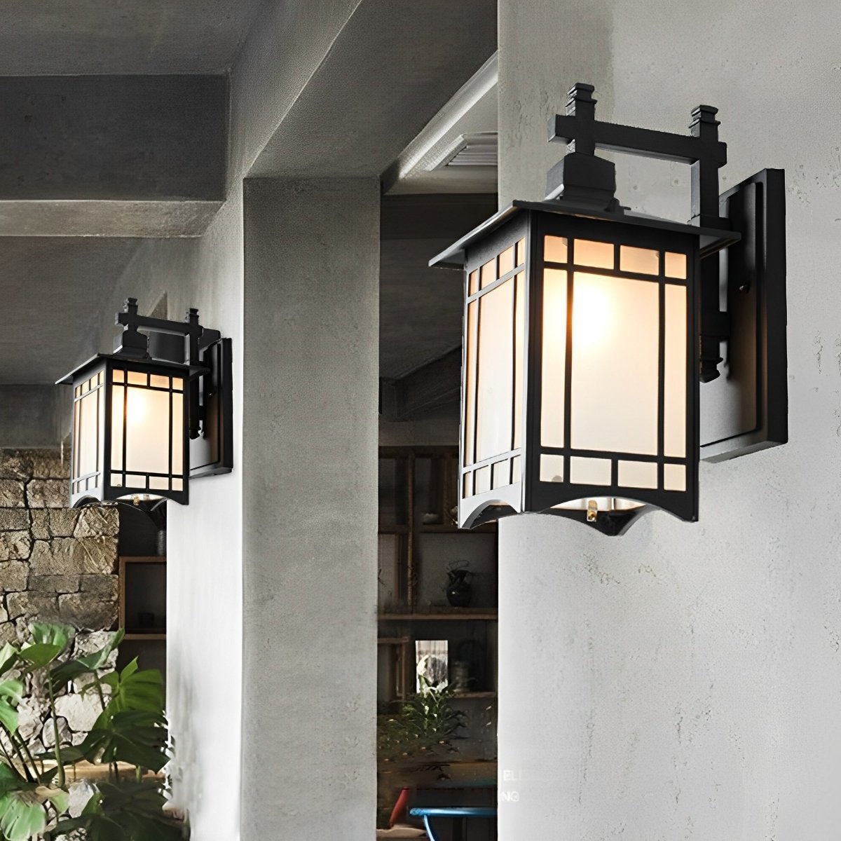 Außenleuchte Solar Wandleuchte Aluminium Schwarz Bronze Garten Klassisch Laterne Außenwandleuchte Solarenergie IP55 Villa Einfahrt Veranda | Restfield