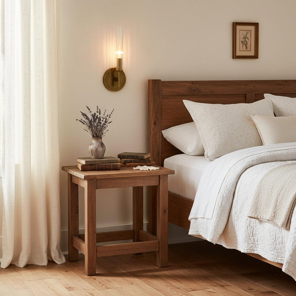 Geribbelde Glazen Wandlamp met Koperkleurige Afwerking – 1 of 2 Lichtpunten voor Badkamer Gang Slaapkamer | Sansoti