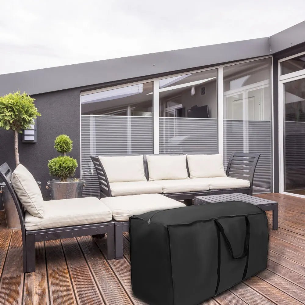 Waterdichte Beschermhoes voor Tuinmeubilair UV-Bestendig 210D Oxford Zwart M & L | Sansoti
