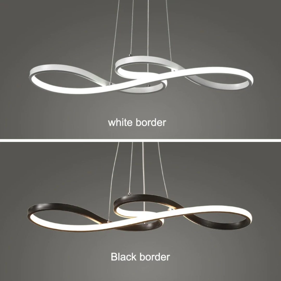 Hanglamp LED Ringen Dimbaar Afstandsbediening Aluminium Eetkamer Woonkamer Modern