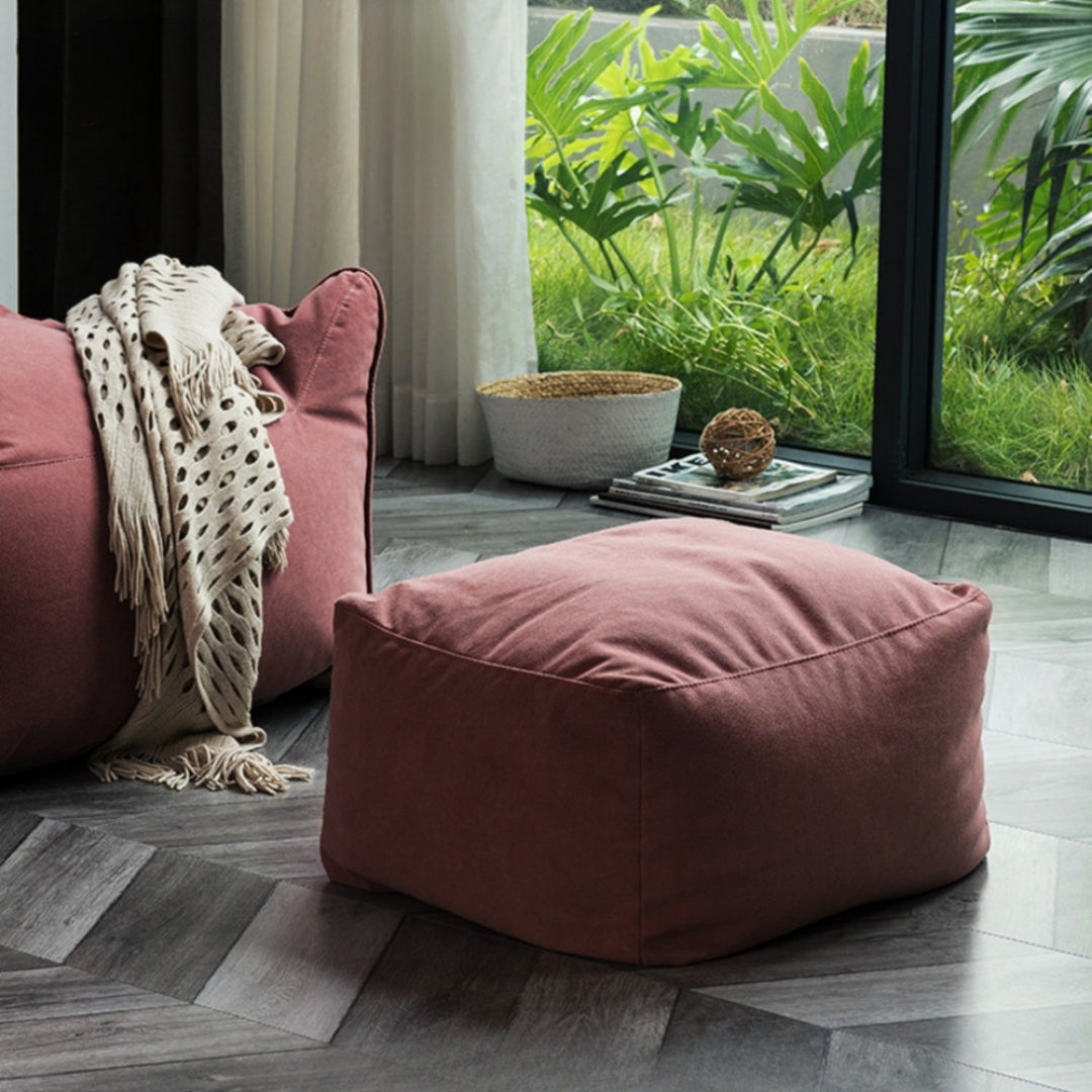 Ronde Fluwelen Zitzak Velvet Loveseat Groot Premium EPS Woonkamer Slaapkamer | Sansoti