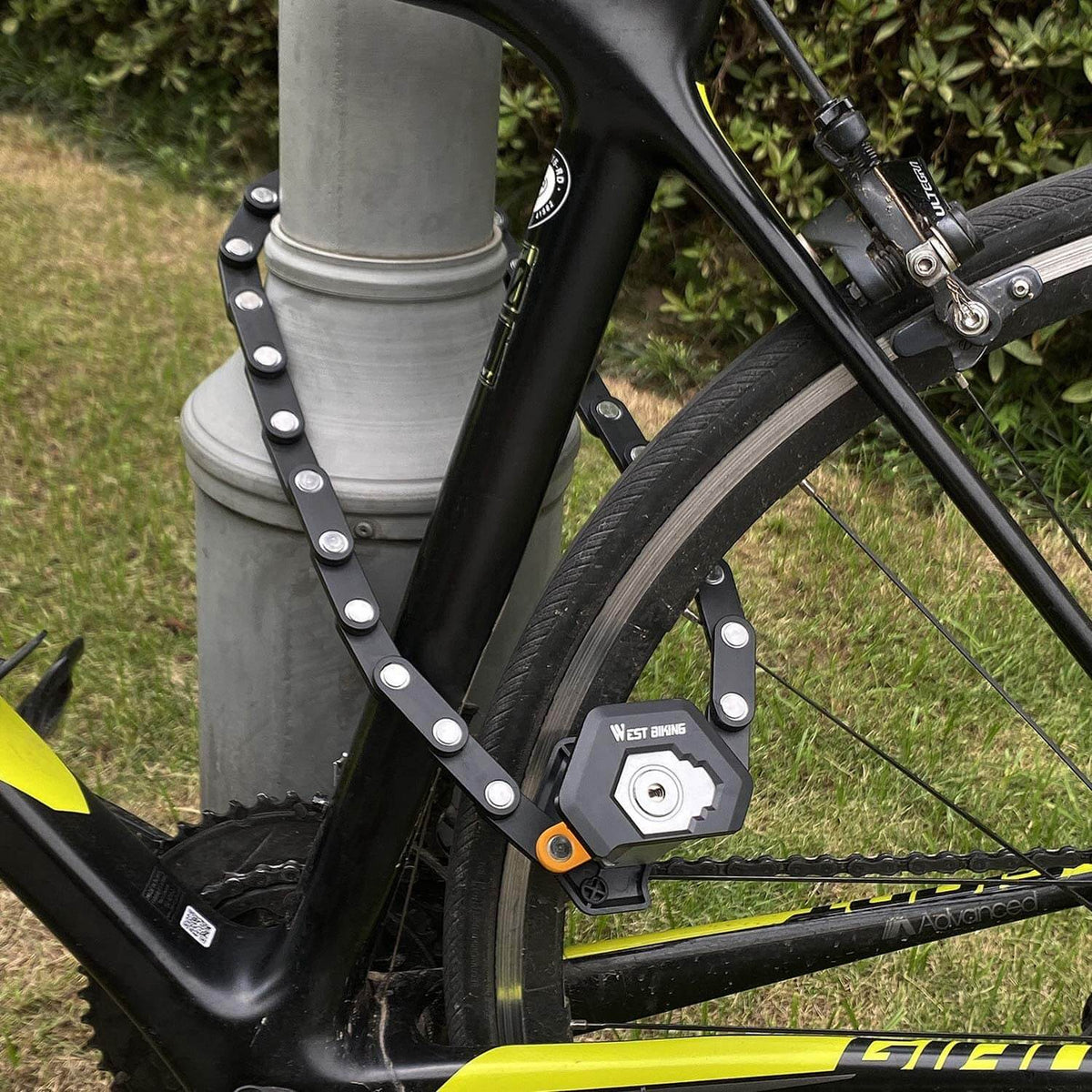 Faltschloss Fahrradschloss gehärteter Stahl 78cm Hohes Sicherheitsniveau Diebstahlschutz E-Bikes Roller Citybikes | Sansoti