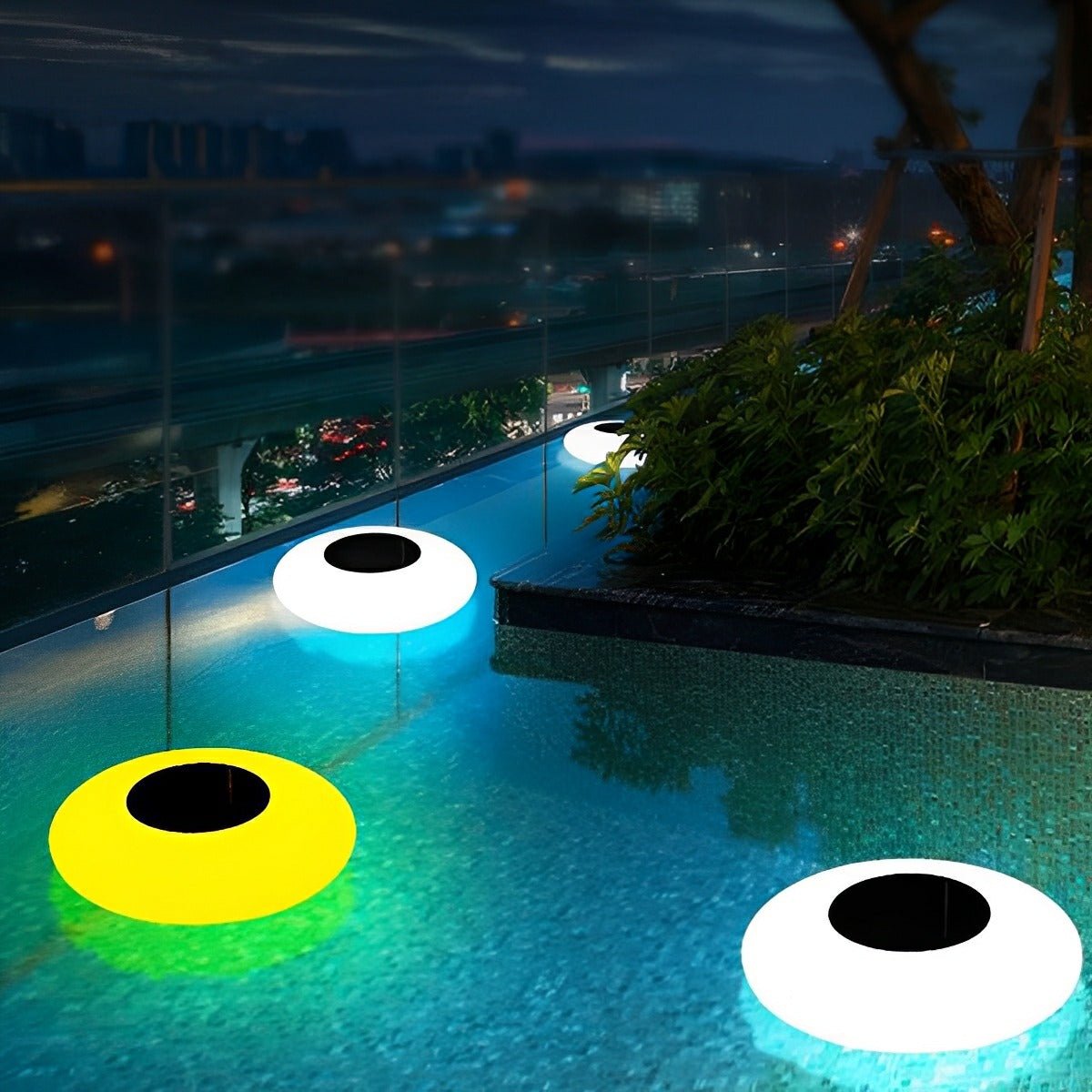 Drijvende Solar Zwembadlamp RGB LED IP67 Tuin Vijver Zwembad Verlichting 16 Kleuren Afstandsbediening Sfeerverlichting Buiten | Sansoti