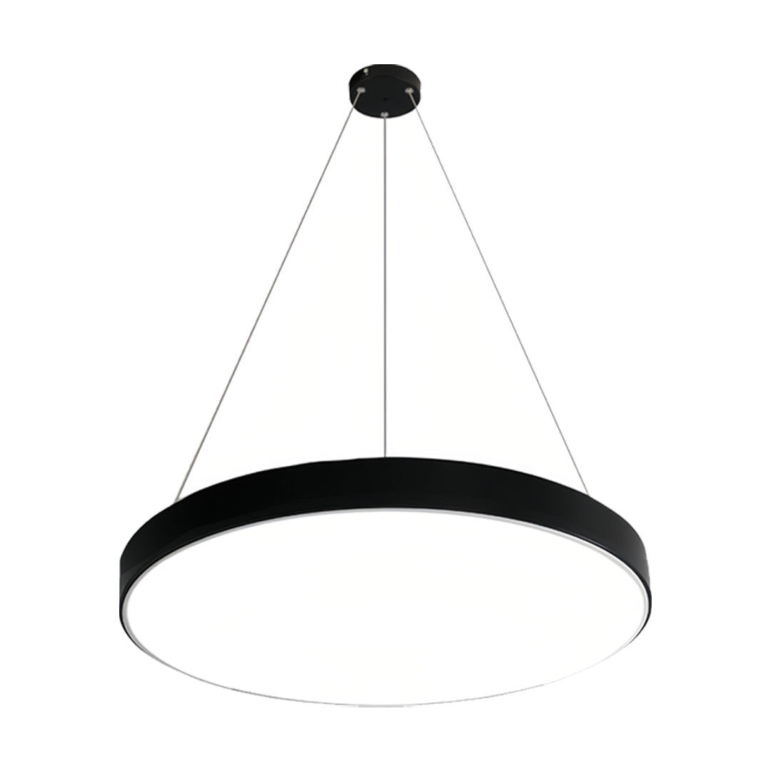Suspension LED ronde moderne avec couleur de lumière dimmable et suspension réglable | Restfield