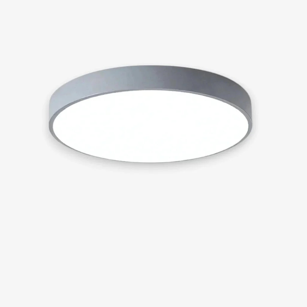 Runde Deckenleuchte Ultra-Slim 5 cm LED Farbenfroh Moderne Deckenbeleuchtung Wohnzimmer Schlafzimmer Kinderzimmer | Sansoti