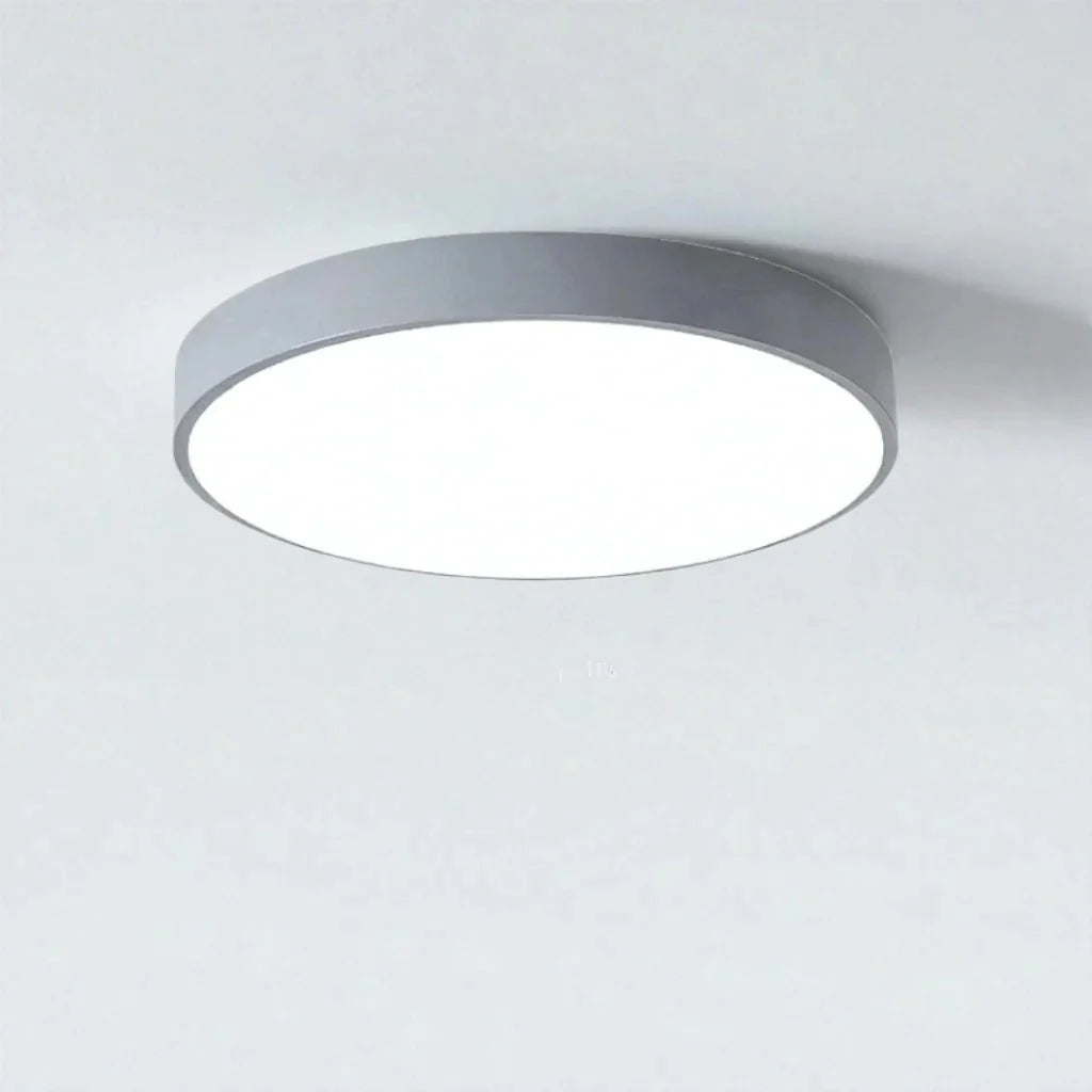 Runde Deckenleuchte Ultra-Slim 5 cm LED Farbenfroh Moderne Deckenbeleuchtung Wohnzimmer Schlafzimmer Kinderzimmer | Sansoti