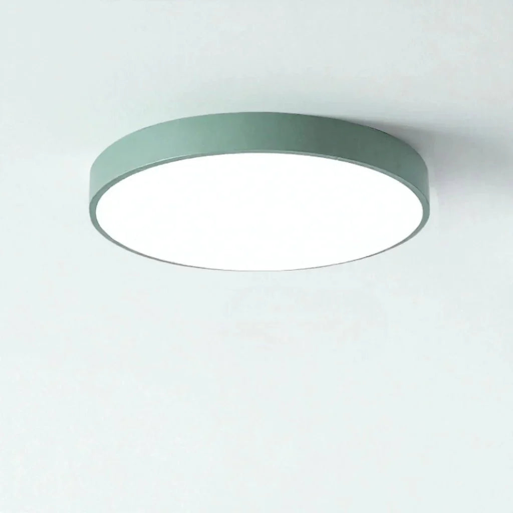 Runde Deckenleuchte Ultra-Slim 5 cm LED Farbenfroh Moderne Deckenbeleuchtung Wohnzimmer Schlafzimmer Kinderzimmer | Sansoti