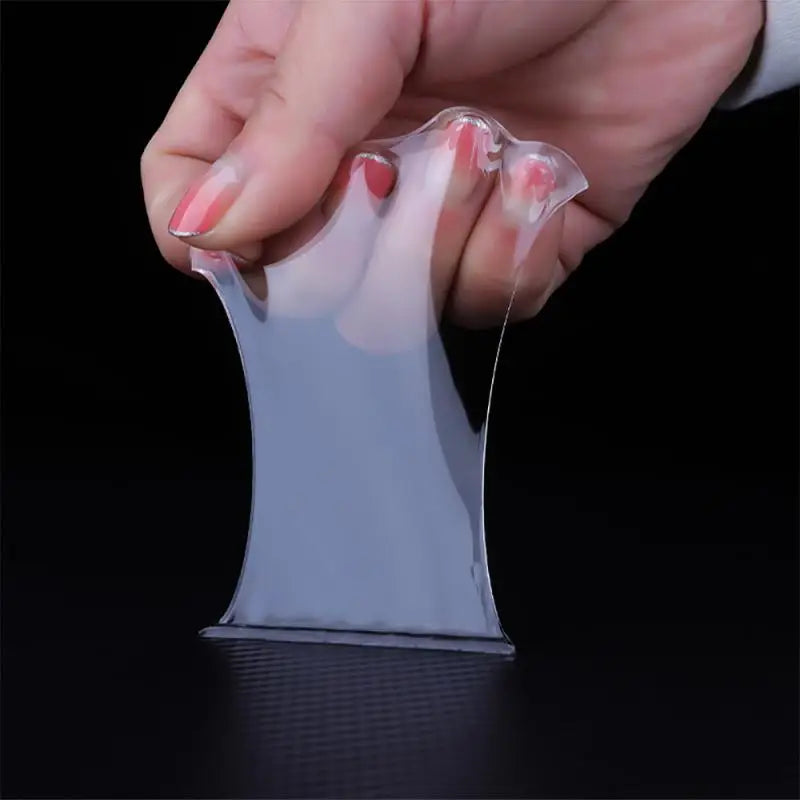 Dubbelzijdige Transparante Montagetape 3cm × 3m Herbruikbaar Resterijvrij Binnen Buiten Bevestigen Nano Grip | Sansoti