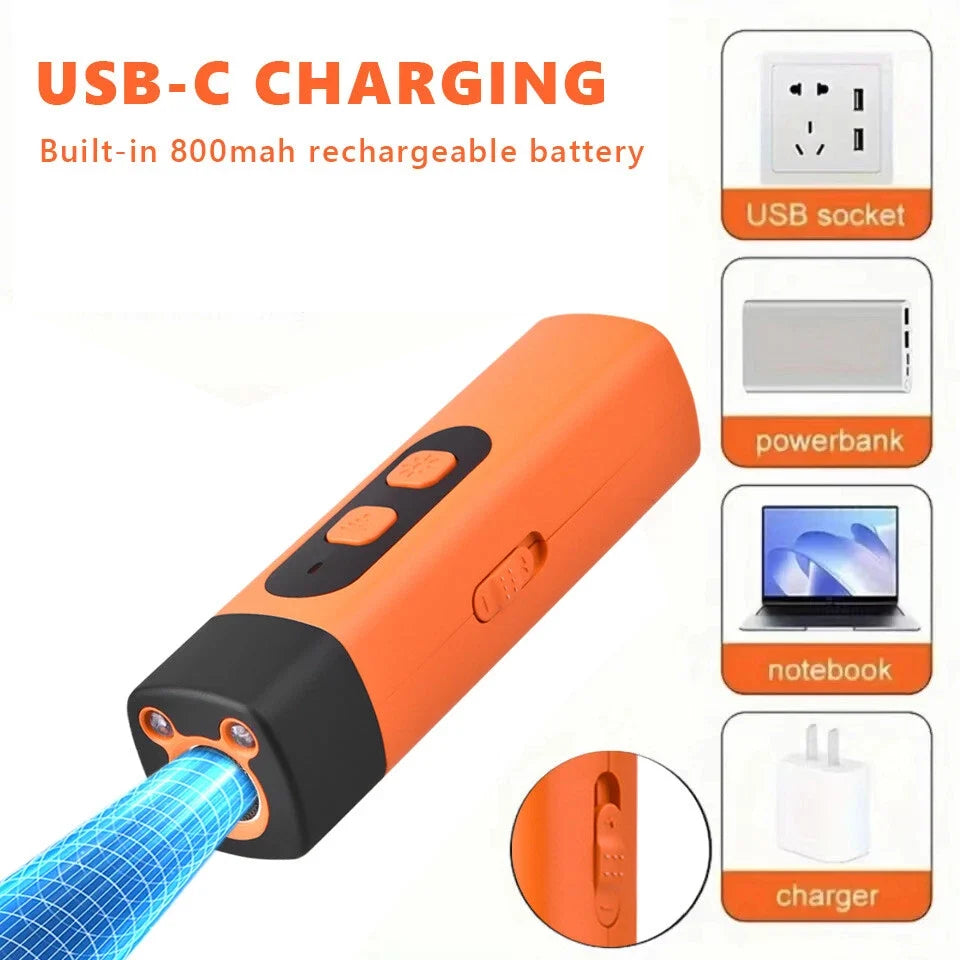 Ultraschall-Hundetrainer mit 3 Modi zur positiven Kontrolle des Bellverhaltens USB-aufladbares Anti-Bell-Gerät | Sansoti