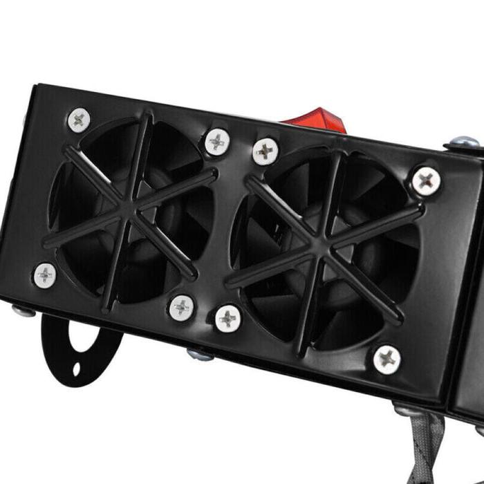 Kompaktowy ogrzewacz samochodowy 500 W 12 V z ceramicznym ogrzewaniem PTC i cichym wentylatorem zapewniającym komfort zimą i odmrażanie | Sansoti