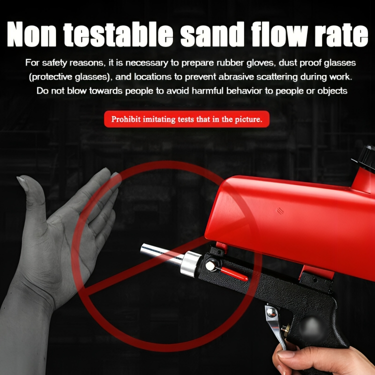Zandstraalpistool Pneumatisch 90PSI 6.5mm Nozzle 21LBS Beker Metaal Reiniging | Sansoti