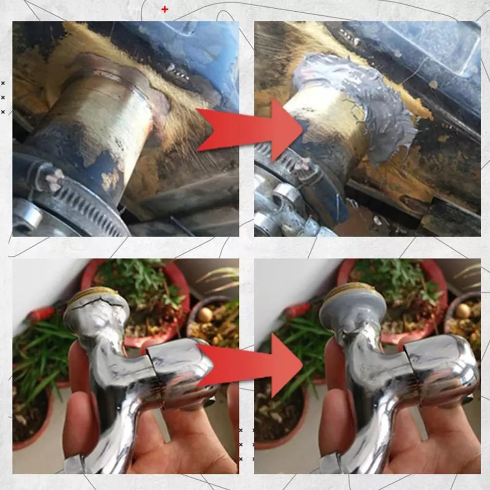 Industriële Metaalreparatielijm Set — Sterke Afdichting voor Buizen en Metalen Oppervlakken | Sansoti