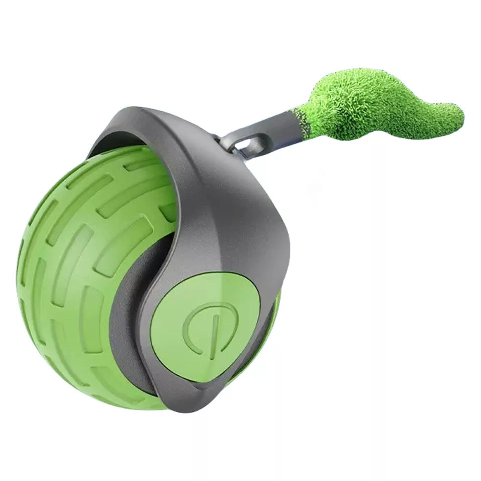 Interactieve Kattenspeelbal met Bewegingssensor en Veer – Autonoom Speelgoed | Sansoti