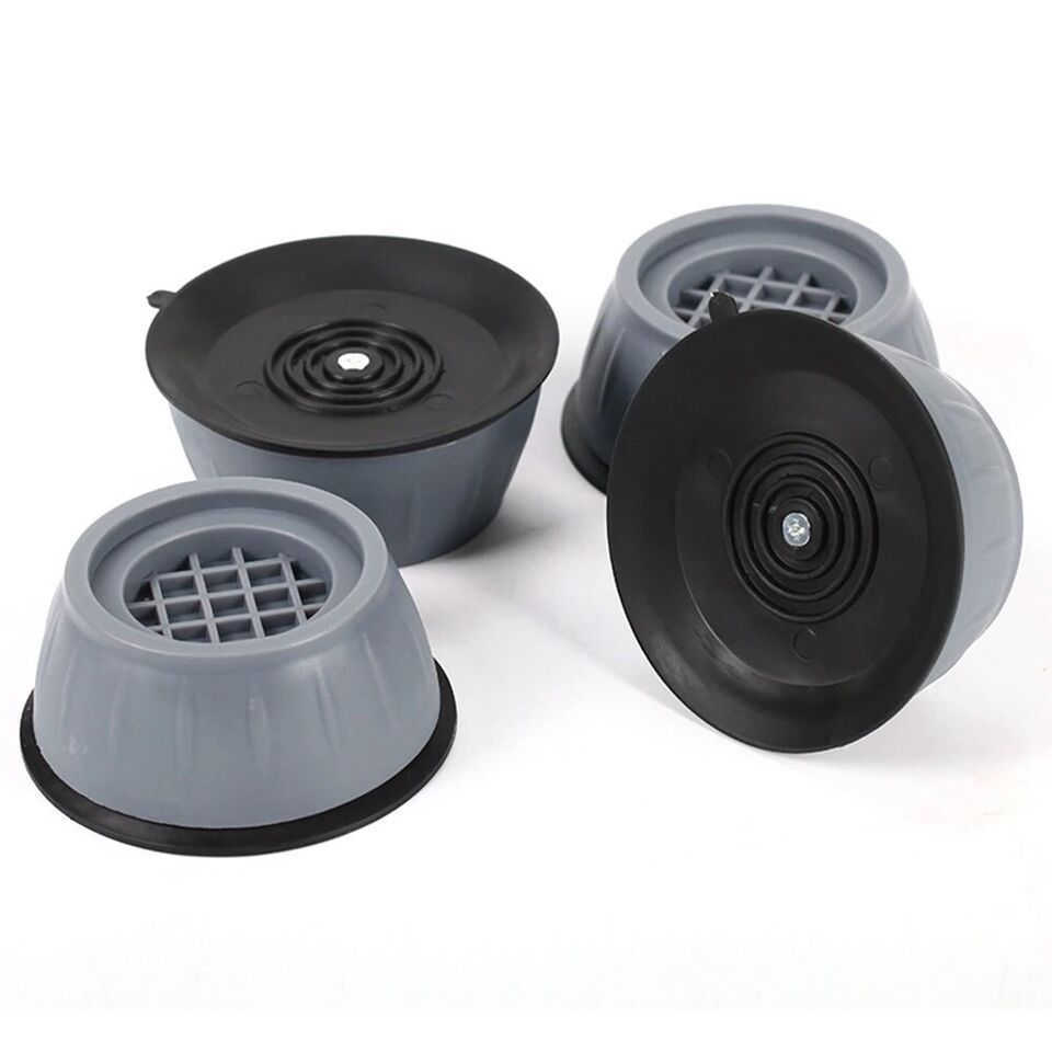 Tapis antivibrations pour lave-linge avec amortisseurs de vibrations, stabilisateurs pour appareils électroménagers lourds, protection du sol et surface antidérapante | Sansoti