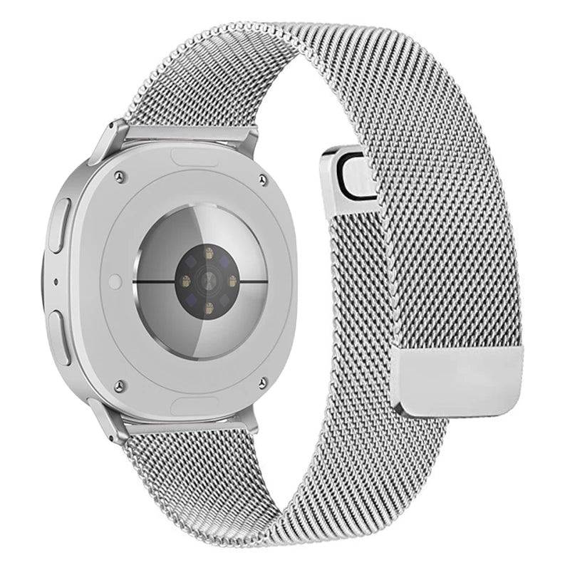 Bracelet de montre en maille milanaise magnétique en acier inoxydable pour smartwatch, réglable, respirant, bracelet universel | Sansoti