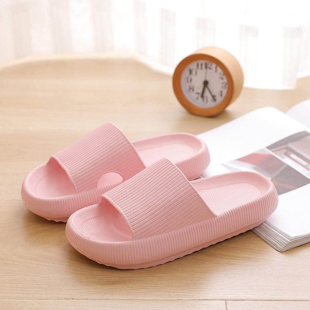 Antislip Pantoffels EVA Dikke Zool Dames Heren Binnenshuis Outdoor Wasbaar Zwart Roze Geel Oranje Comfortabel | Sansoti
